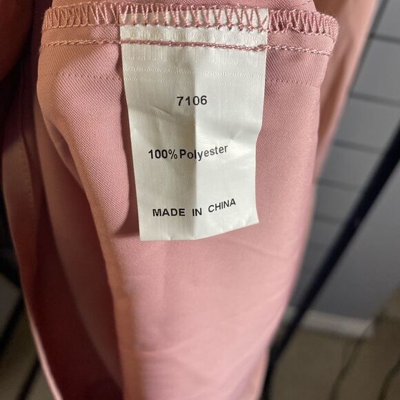 Pretty Garden Assymetrical Sleeveless Pink High Neck Tulip Hem dress NWT - Picture 10 of 12